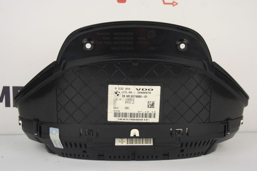 Панель приладів (спідометр) BMW 328xi 2012-2018 (62109382199) 62109382199 фото